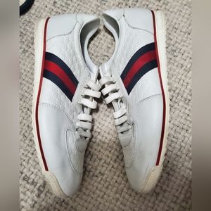 Original Gucci White Sneakers.